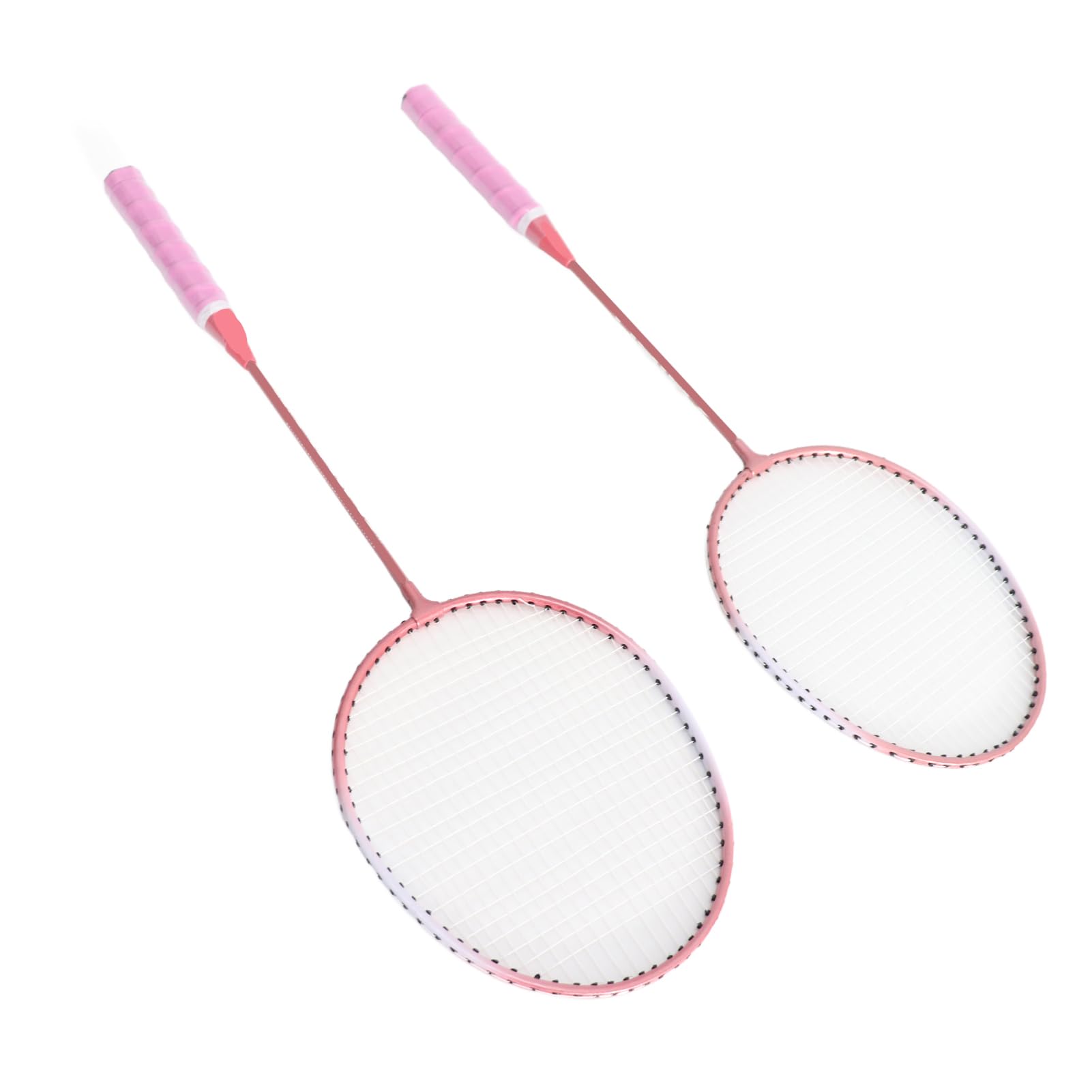 Sorandy 2 Piezas de Raquetas de Bádminton con Bolsas de Transporte de Shuttlecocks, Raquetas de Bádminton de Deportes de Metal para Juegos Al Aire, para Adultos y Adolescentes
