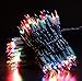 GLOWNOVA Green Wire,Multicolor,Incandescent Bulb 100 Mini String Lights for Indoor Christmas Tree Garland Birthday Wedding Party Festival Decoration