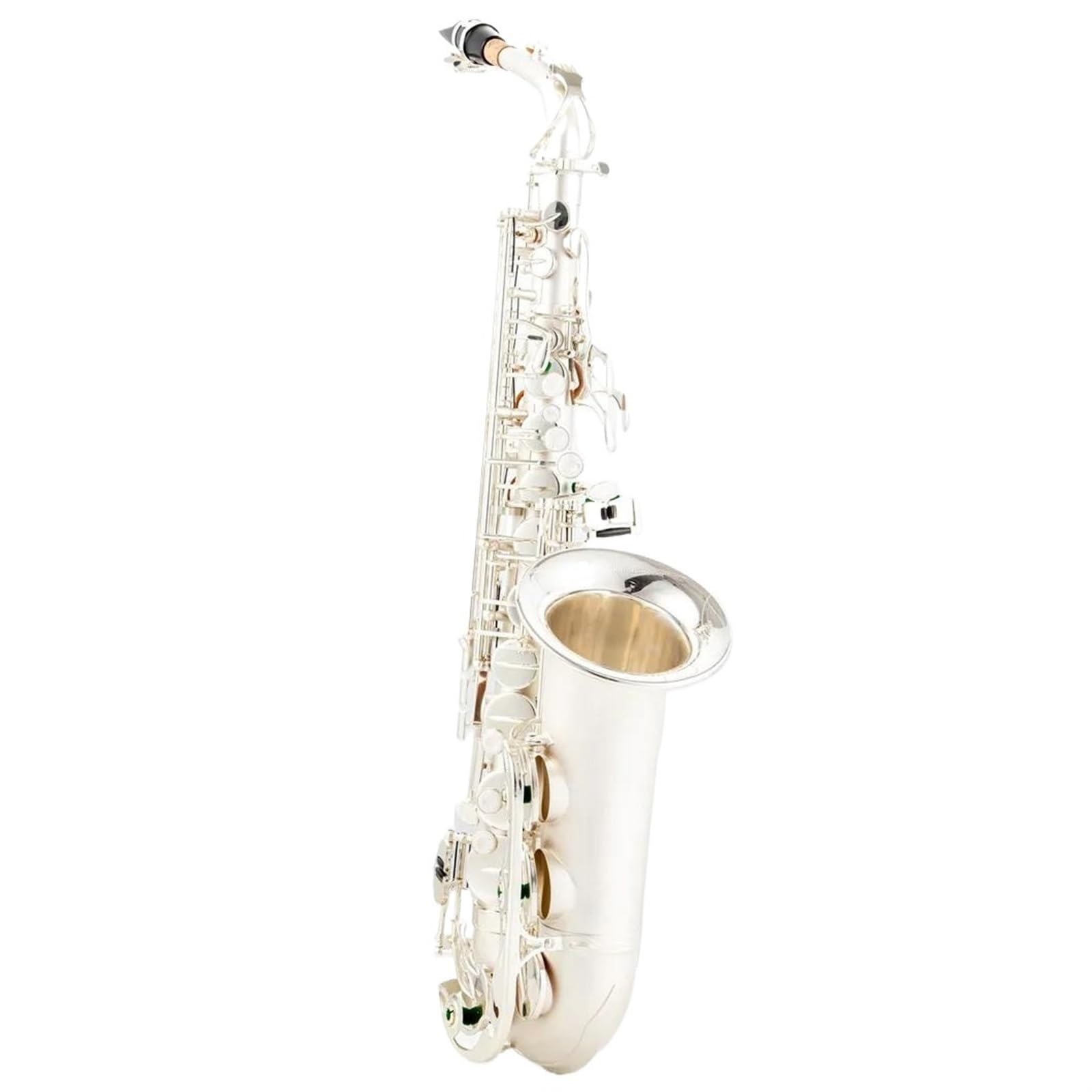 Saksofon Altowy Posrebrzane Instrumenty Muzyczne E Płaski Saksofon Z Ustnikiem Professional profesjonalny Saksofon
