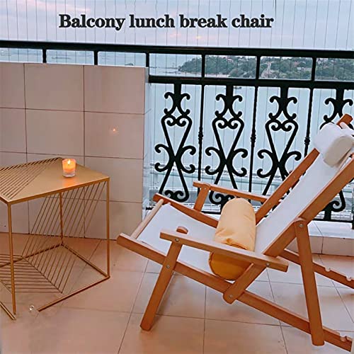 Chaise de terrasse réglable pliante avec repose-tête pour piscine