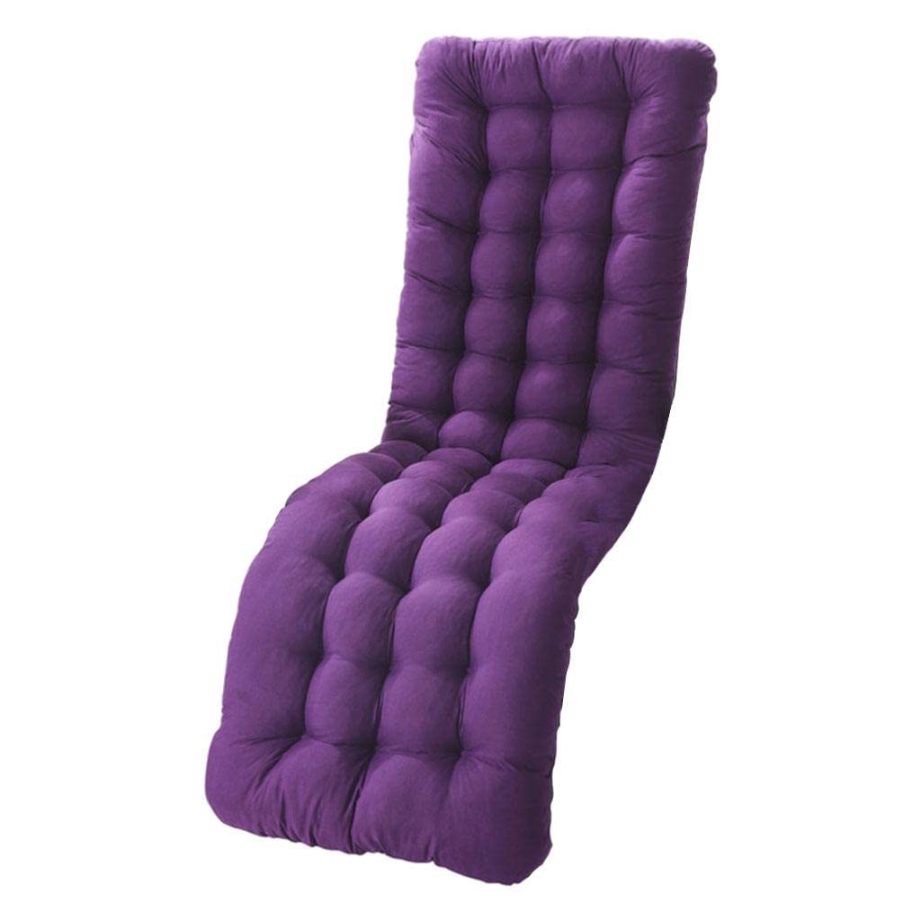 Coussin épais pour Fauteuil Inclinable, Tapis de Chaise Haute, Coussins de Chaise Longue, Décorations D'intérieur et D'extérieur, Violet B