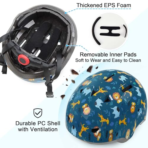 Image of Toddler Helmet, Baby Infant Kids Bike Helmet for Kids Age 1-3 /2-4 /3-5 /5-8 Adjustable Toddler Bike Helmets for Boys Girls for Scooter Skateboard Cycling