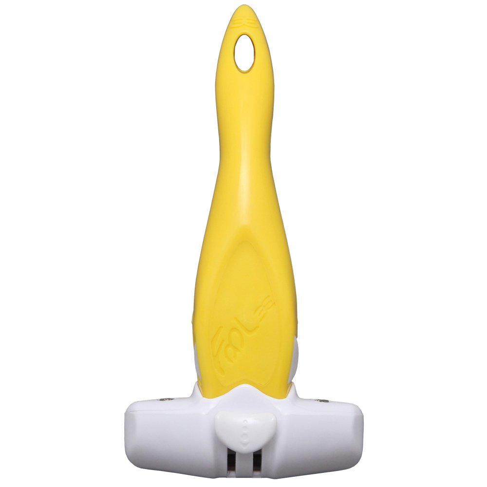 Iris Ohyama Pet Brush, Hooley Easy Yellow, Dog Medium