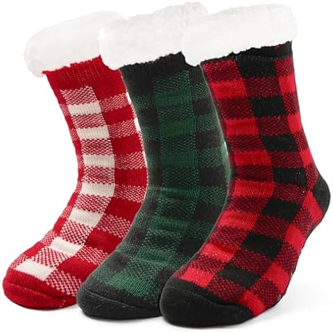Aisyee Women's Fuzzy Socks 3 Pack Cover