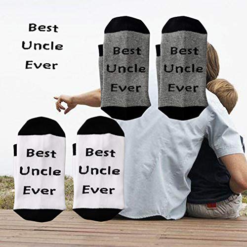 JXGZSO Best Uncle Ever Socks Brother Gift New Uncle Gift Uncle Birthday Gift (Uncle Socks Set)4