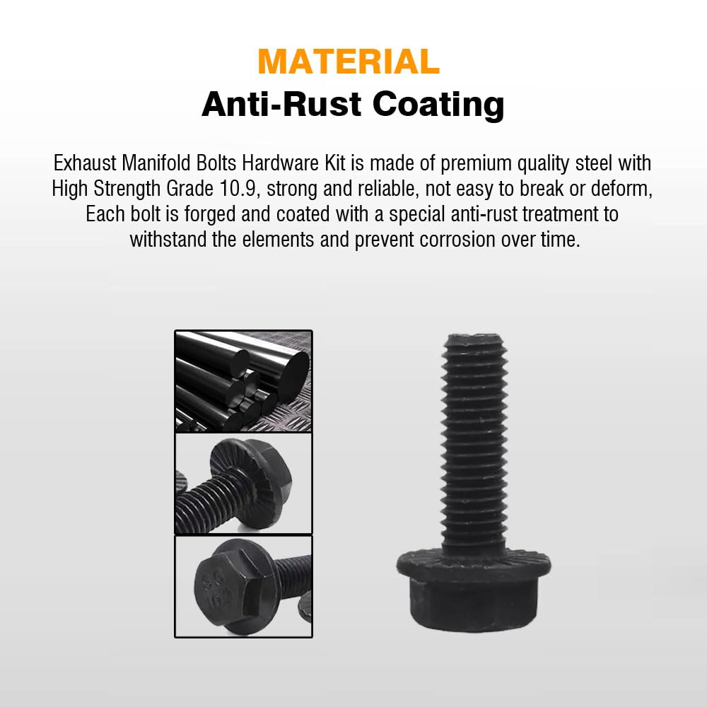 926-846 15034696 8PCS Truck Bed Mounting Hardware Bed Bolts Compatible - View #12