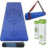 🥇 LINEAS DE POSICION CORPORAL Y DISEÑO UNICO .Esterilla fitness resistente al agua y al sudor facil de lavar y mantener Grabado con laser sin tintes ni material que pueda deteriorarse con el tiempo. Manos y pies firmes adherentes sin resbalones