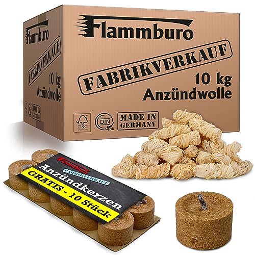Siena Home Öko Grillanzünder 100 Stück - Naturprodukt Aus Holzspänen Und Paraffin