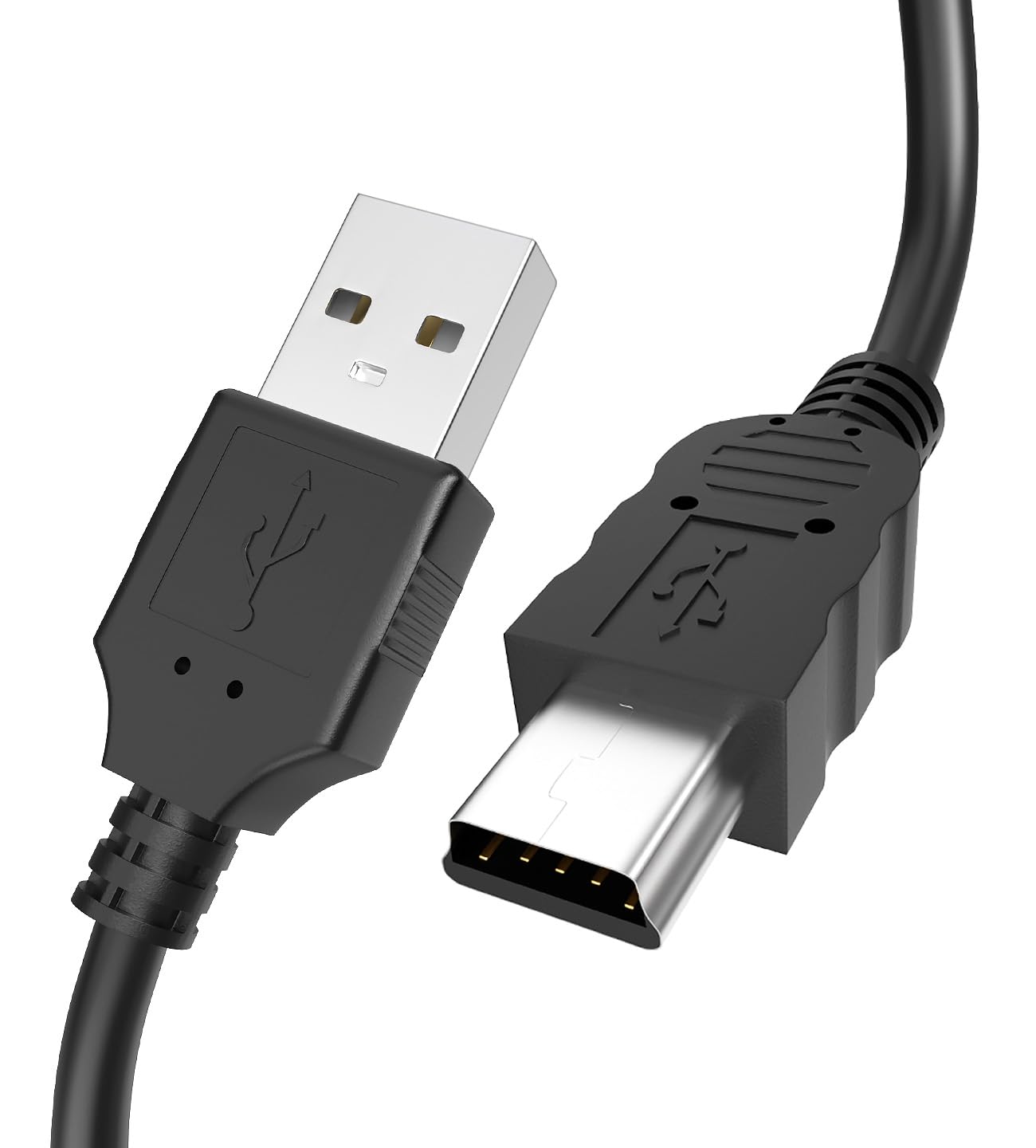 Mini USB Cable Compatible with PS3 Controller Charger USB 2.0 to MINI USB Charging Cable Data Wire for PS 3 Move Motion,Dualshock 3 Wireless Controller-6.6Ft