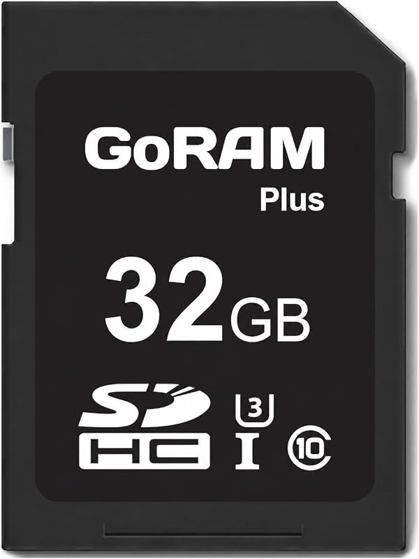 Tarjeta de memoria GoRAM Plus 32GB SDHC UHS-I Clase 10 r90MB/s w30MB/s | U3, vídeo 4K UHD, tarjeta de cámara - Embalaje a granel
