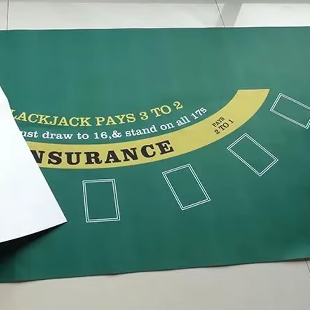 Mata do blackjacka antypoślizgowa na stół do pokera