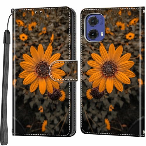 Funda para Motorola Moto G85 5G a prueba de golpes con piel magnética