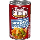 Campbell’s Chunky Soup, Savory Vegetable Soup, 18.8 Oz Can