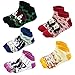 Produktbild Syijupo 10 Pcs Damen Motiv Socken,Demon Slayer Socken,Socken Damen,Damensocken Sneaker Socken Füßlinge,Süße Söckchen Bunte Lustige Socken Damen 34-39 für Frauen