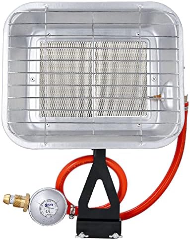 Portable Gas Heater 4.5 kW Calor Gas Heater With Heating Area 20-60 sqm,  Adjustable Heating, 70cm Hose, 37mbar Pressure Regulator, Bottle Mounting  Space Warmer Propane Heater TOUGH MASTER : Amazon.co.uk: Garden