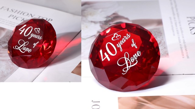 Amazon.com: YWHL Happy 40th Wedding Anniversary Romantic Gifts for