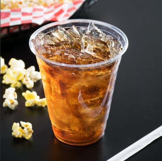 1000 Pack 16OZ Disposable Pet Cold Clear Cups Perfect for Smoothies, Iced Coffee, Juices, Cocktails and Soda