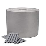 Covert It Garten Sichtschutz Zaun Grau 19cmx98m - Sichtschutz für Zaun -Doppelstabmattenzaun Komplett 150g/m2 - Sichtschutzstreifen für Doppelstabmatten - Sichtschutz für Stabmattenzaun