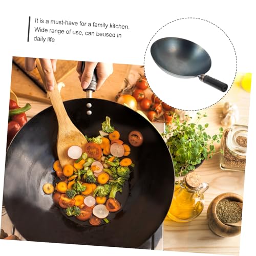 Wok para cocinar con mango ergonómico Alipis miniatura 6