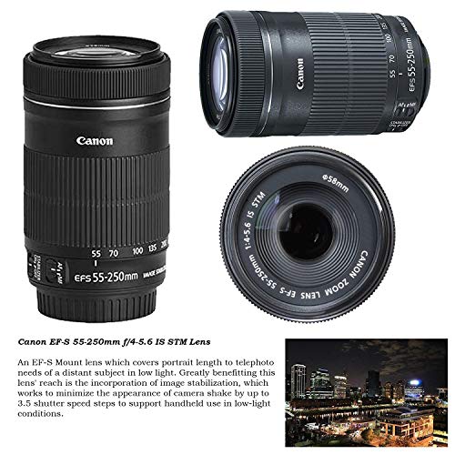 Cámara Canon EOS Rebel SL2 DSLR 24.2MP con lentes y accesorios miniatura 4
