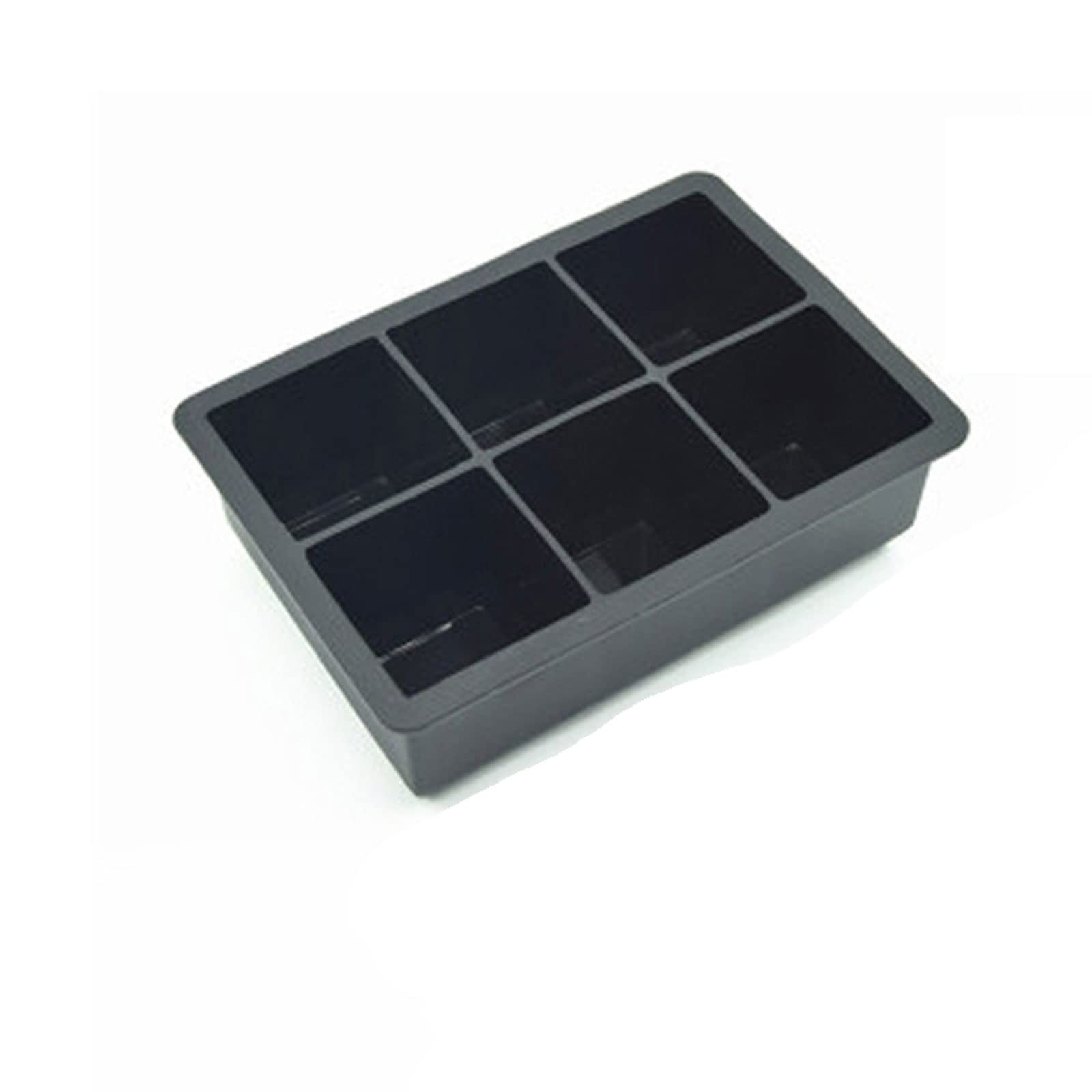 JINGYAN Stampi per ghiaccio Grid Big Ice Tray Mold Box Large Food Grade Silicone Cube Square Bar Pub Wine Blocks Maker Model