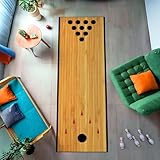 Bowling Alley Rug, Indoor Games for Kids, Bowling Lane Carpet, Kid Toys for Playroom, Mini Game Rugs, Fun Activity Mat for Kidsroom, Mini Bowling for Kids Age 5+ & Adults, Runner Rug 2'8' x 16'5'