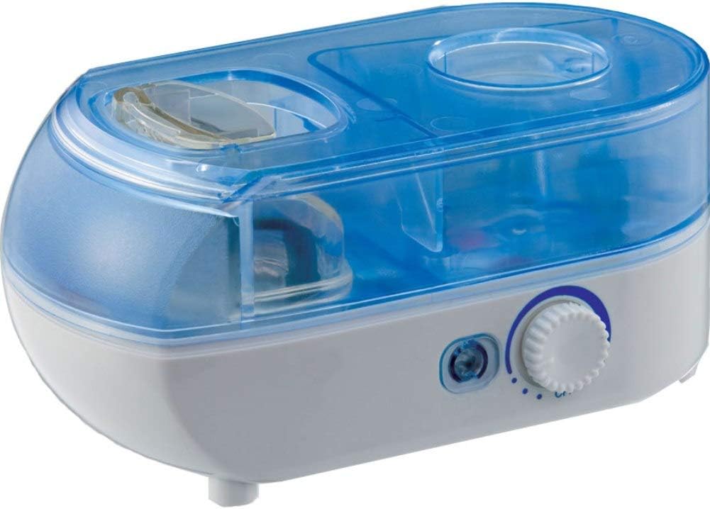 SU-1052 Personal Humidifier with ION, 7 Hour Capacity, Blue/White