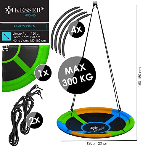 KESSER® Dondolo a nido d'ape per bambini, altalena...