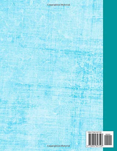 Monthly To Do List Notebook Ocean Sea Blue Color: 120 pages, (Large, 8.5 x 11) - Image 2