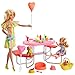 Barbie Playset con Cuccioli, Bambole Chelsea, 2 Cagnolini, Tavolo da Picnic e 25 Accessori, Multicolore, GNC61