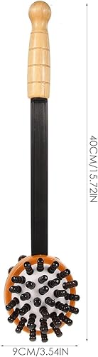 Miniatura 8 de Bendable Back Knock Hammer Portable Handheld Massage Tool for Neck Shoulder and Body Relief Smooth Surface Long-Handled Massager for Stress and