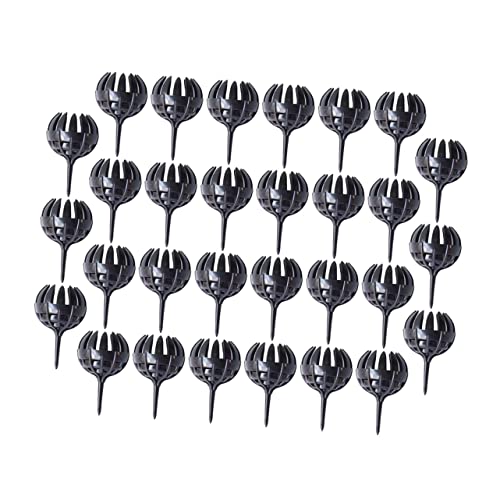 Abaodam 30pezzi Cofanetto Fertilizzante Bonsai Nero Grande Contenitori Pratici Per Concime Granulare a Lenta Cessione Facile Da Inserire Nel Terreno Per Piante Fioriere e Piccoli Bonsai