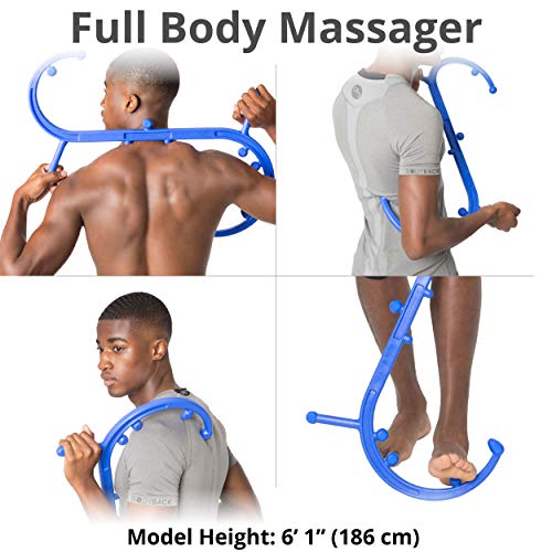 Body Back Headache Care Bundle, Buddy (Blue) and AccuMassage Self Massage Tools - Thumbnail 6