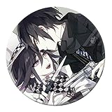 ▲Größe: ca. 5.8 cm/per SGOT evebel Danganronpa V3 Brosche, PVC Pins Badge, Deko Abzeichen, Sammlung Geschenk für Fans(Style 28)