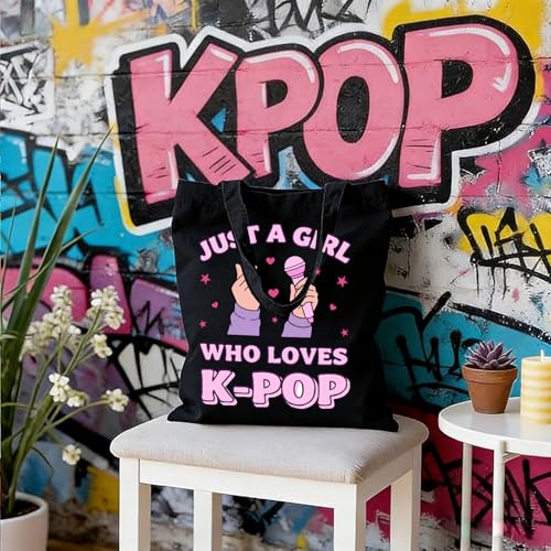 Bolsa tote Kpop para mujer y niñas miniatura 5