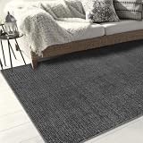 NATOLIA DECOR Area Rug for Bedroom/Kitchen/Hallway/Dining/Living Room Rugs, Multiple Sizes, Solid, C