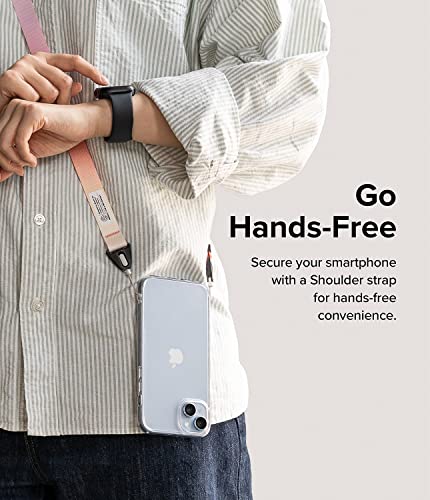 Image of Ringke Shoulder Strap [Dual-Ended Design] Adjustable Crossbody Strap, Anti-Theft Neck Lanyard for iPhone /Galaxy /Pixel Phone Cases, Cameras, etc