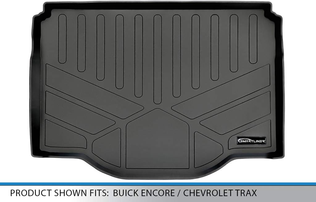 SMARTLINER All Weather Custom Fit Cargo Trunk Liner Floor Mat Compatible with 2013-2022 Buick Encore