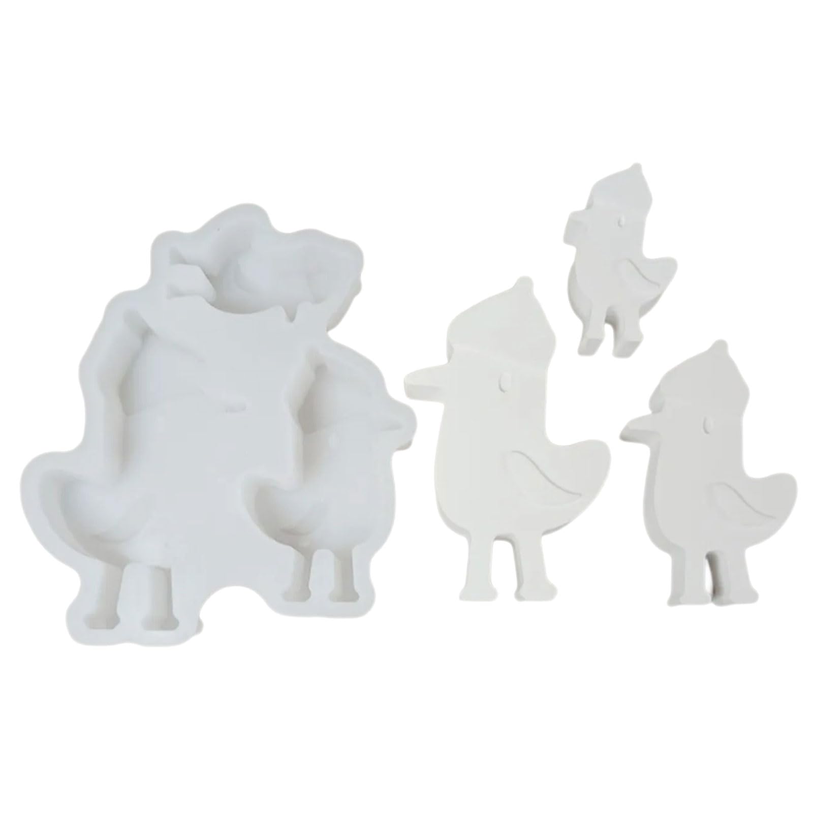 Jazuaiao Bird Silicone Molds for Epoxy Resin Soap Candy Chocolate Fondant Gypsum Silicone Molds for Home Decoration Bird Baking Mold