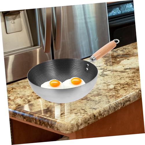 Sartén Wok Antiadherente de Acero Inoxidable 1.43 lb miniatura 3