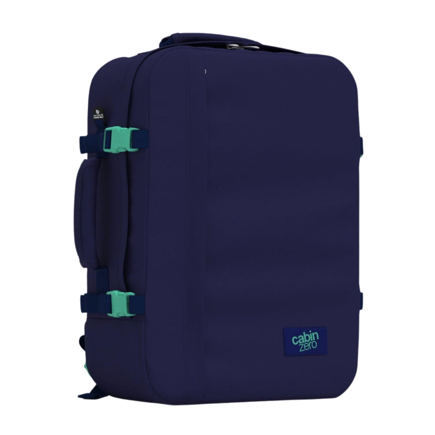 Cabinzero Classic Cabin Backpack 44L, Maximum Size Carry On with YKK Zips and Wide Clamshell Opening, Travel Rucksack
