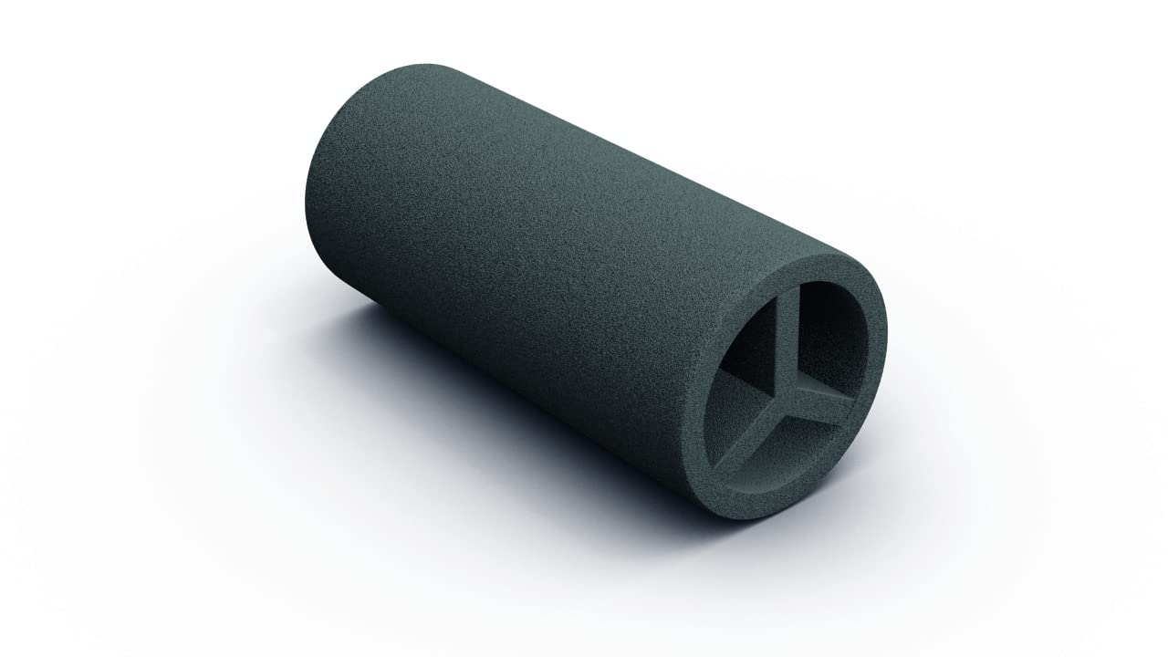 Silencieux tubulaire tube plume 200 (diamètre 200 mm, longueur 480 mm)