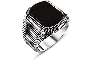 Stylish Black Onyx Ring for Men: A Touch of Class and Sophistication