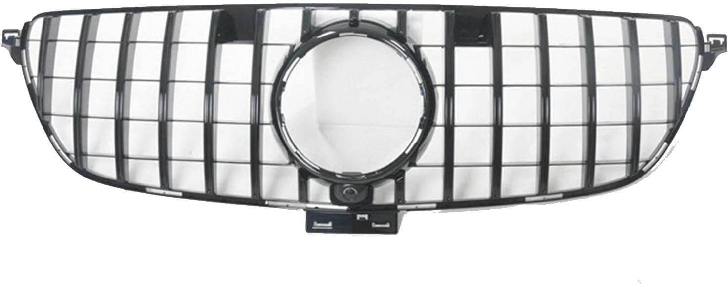 Car Grill Front Mesh Grille Auto Part Compatible with Benz GLE W166 Sport GLE63 C292 GT 2015-2019 Front Bumper Grille,D