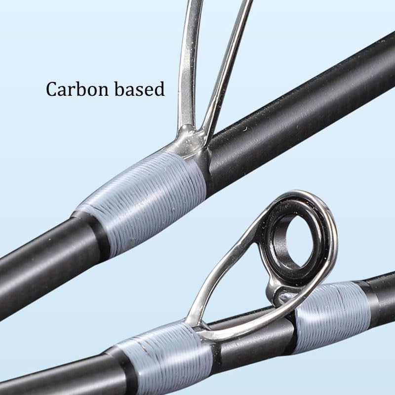 Portable Carbon Lure Rod Solid Wood Grip Short Section Travel