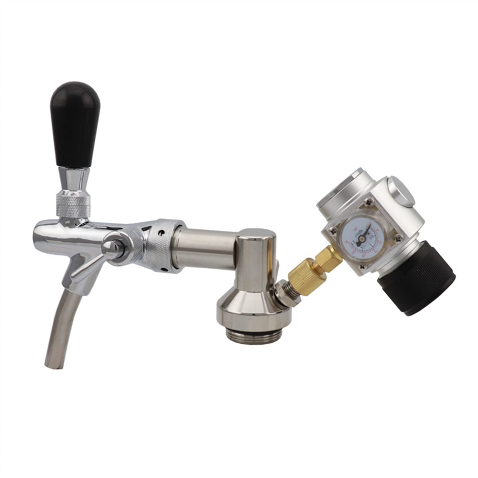 Warzenie piwa Dozownik Mini Growler z ładowarką Keg Regulator Co2 do beczki piwa Homebrew 2L 4L 5L Beczka na piwo(Type 2)