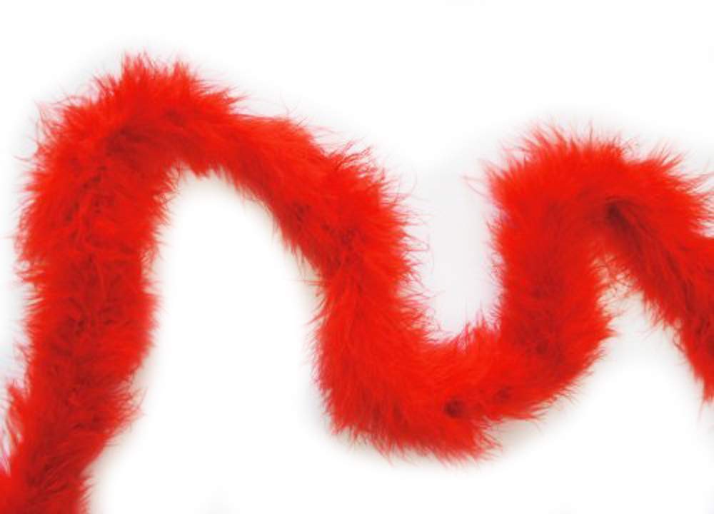 Plumes de Fierce Rouge garland 1.87 M pour habiller un espace vide sans effort