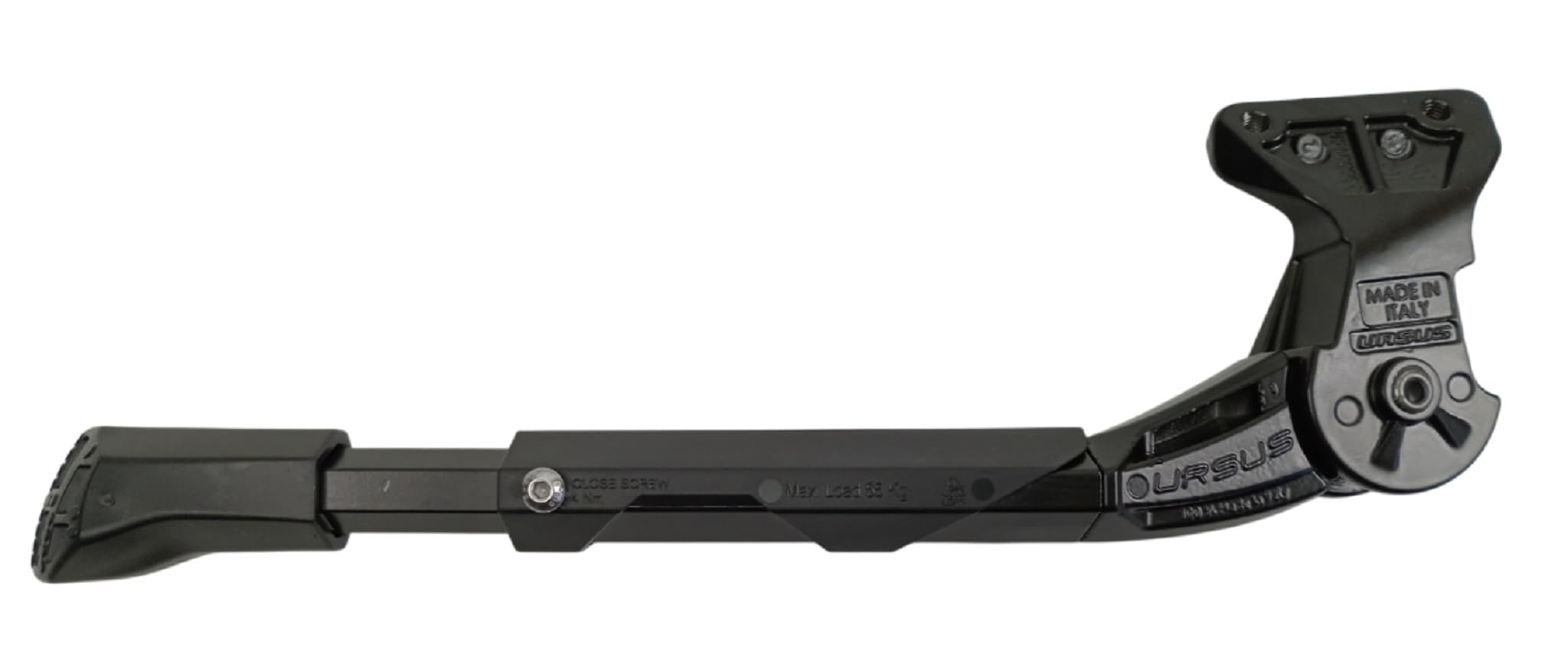 maxxi4you Fahrrad Hinterbauständer King Evo mit 40mm Platte schwarz- (20 STK. Paket) inkl Reflexband