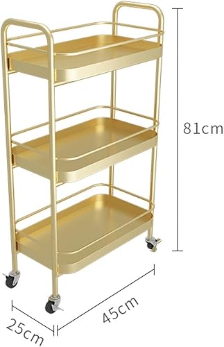 Miniatura 2 de HIHELO Carrito apilable de almacenamiento de frutas y verduras para cocina, estante extraíble para el hogar, 3 niveles, cubiertos y carrito de