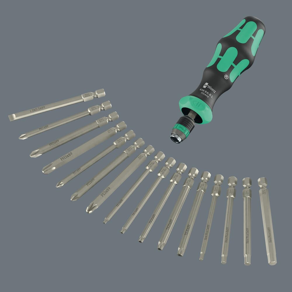 Wera Kraftform Kompakt 60 RA-R 1, 17 piezas